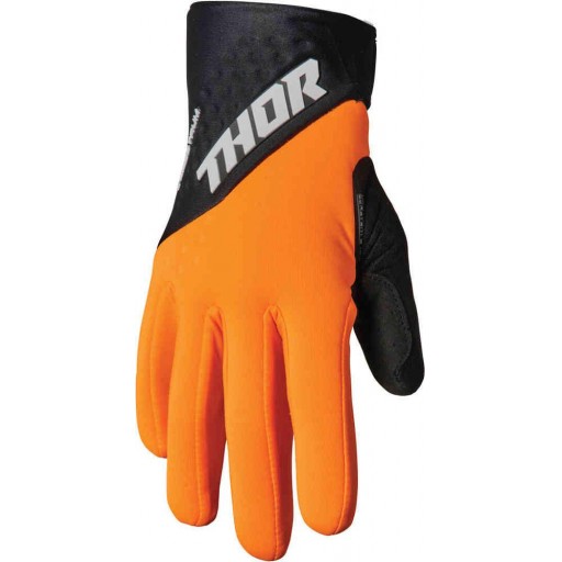 Guantes de Motocross Thor Spectrum Cold Naranja de Clima Frío