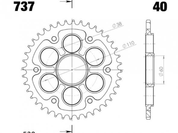 Kit transmisión Ducati Multistrada 1200 - S 1200 10/17 Supersprox-DID [5]