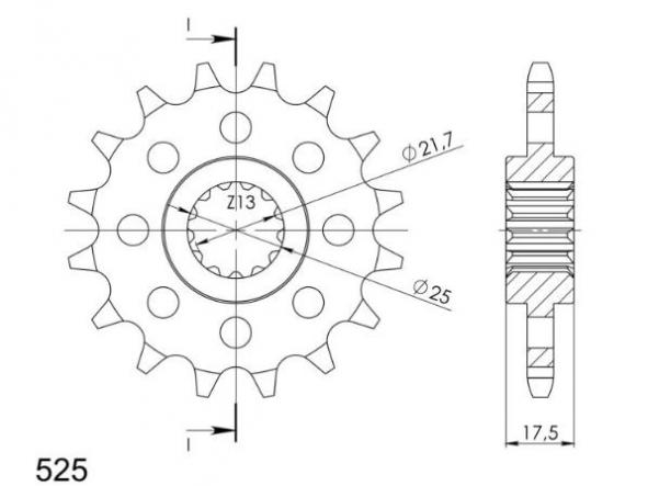 Kit transmisión Honda CB 500 / S 94/03 Supersprox-DID dorado con retenes [3]