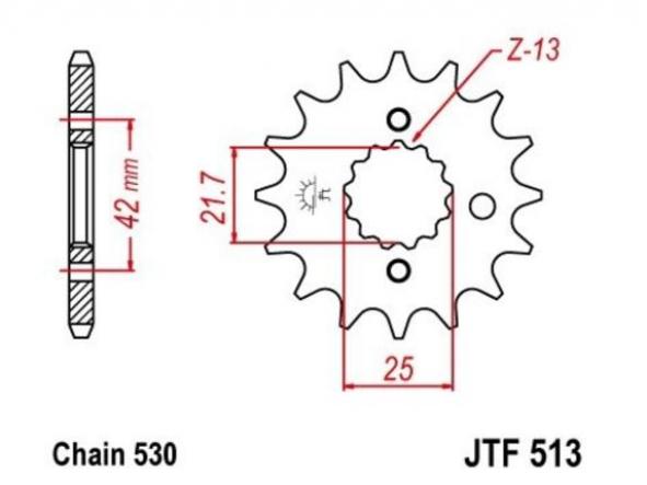 Kit transmisión Suzuki GSX 600 F 98/06 - Suzuki GSX 750 F 89/98 DID-JT  [2]