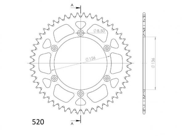 Kit transmisión Beta RR 350 11/21 - RR 400 10/14 Supersprox-DID reforzado negro con retenes [5]