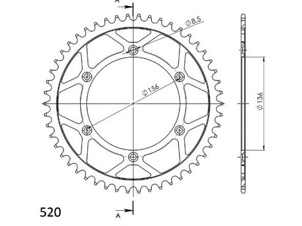 Kit transmisión Gas Gas EC 2T 200 03/14 - 250 00/15 - 300 00/14 Supersprox-DID super reforzado negro sin retenes [5]