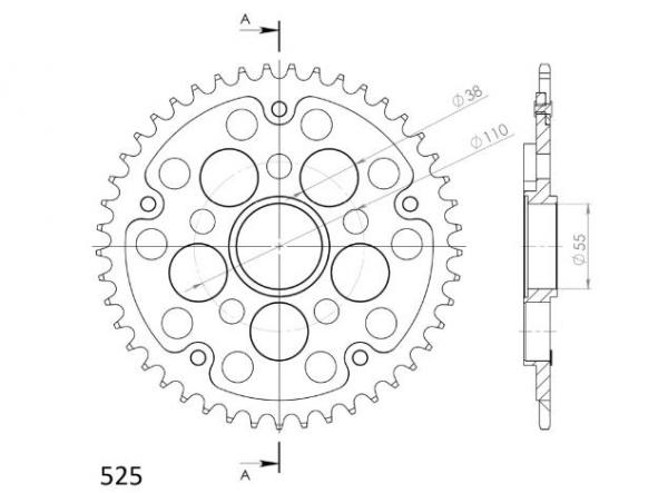 Kit transmisión Ducati Hypermotard 950 19/24 - Hypermotard (SP) 939 16/18 Supersprox-DID dorado con retenes [5]