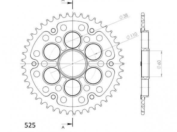 Kit transmisión Ducati Diavel 1260 19/20 - S 19/21 Supersprox-DID reforzado dorado con retenes [5]