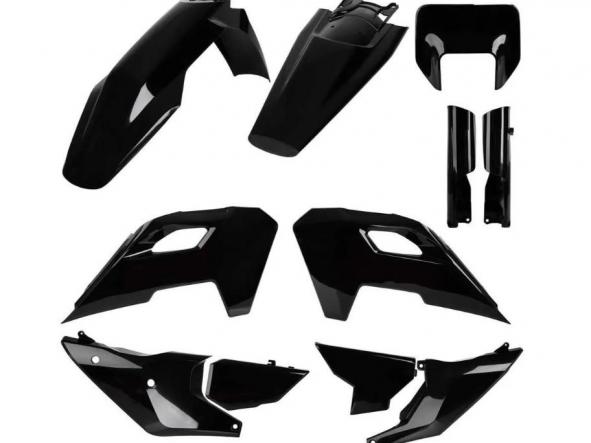 Full Kit de Plasticos UFO Husqvarna TE 150/250/300 24/25 Negro