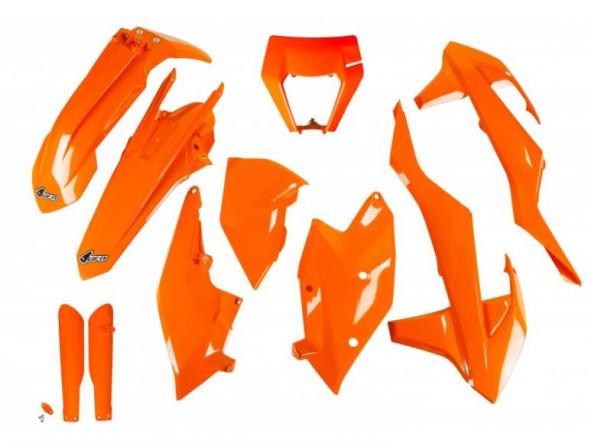 ​Full Kit de Plásticos UFO KTM EXC - EXC-F 125-250-300-350-450-500 17/19 Naranja