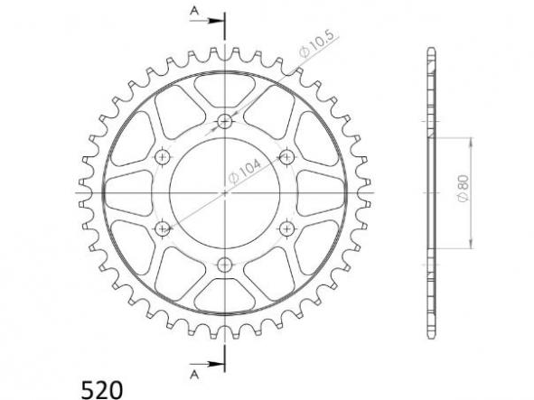 Kit transmisión Kawasaki Ninja ZX6R 600 05/05 - ZX6RR 600 05/06 - ZX6R 636 05/06 Supersprox-DID reforzado dorado con retenes [5]