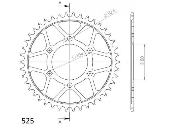 Kit transmisión Kawasaki Z 900 RS 17/21 Supersprox-DID reforzado dorado con retenes [5]