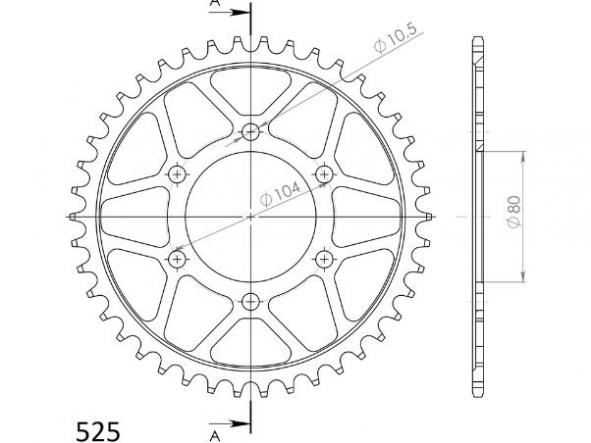 Kit transmisión Kawasaki Z 1000 03/06 Supersprox-DID reforzado dorado con retenes [5]