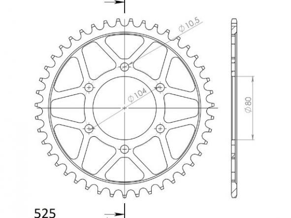 Kit transmisión Kawasaki Z 1000 14/18 Supersprox-DID reforzado dorado con retenes [5]