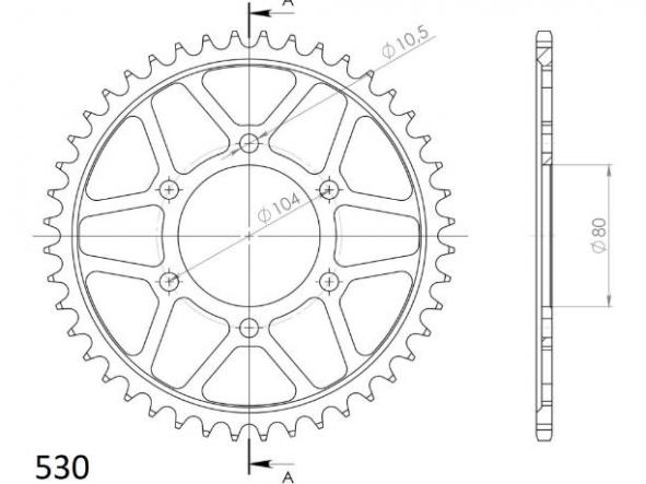 Kit transmisión Kawasaki ZZR 1200 02/05 Supersprox-DID reforzado dorado con retenes [5]