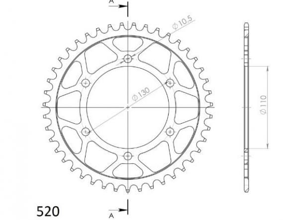 Kit transmisión Yamaha YZF R3 15/20 - MT 03 16/20 Supersprox-DID reforzado negro con retenes [5]