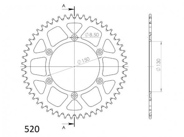 Kit transmisión Yamaha YZ F 426 00/02 - 450 03/04 Supersprox-DID reforzado negro con retenes [5]