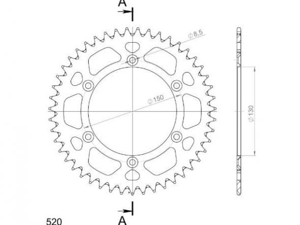 Kit transmisión Yamaha WR 450 F 08/18 Supersprox-DID reforzado negro con retenes [5]