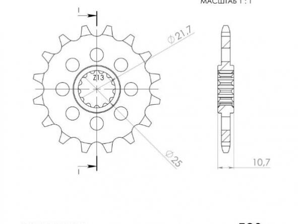 Kit transmisión Yamaha XJ 6 N 600 09/15 - XJ 6 F 600 10/11 - XJ 6 S Diversion 09/15 Supersprox-DID reforzado negro con retenes [3]