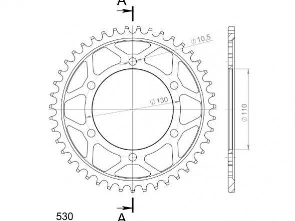 Kit transmisión Yamaha YZF R7 750 99/02 Supersprox-DID reforzado dorado con retenes [4]