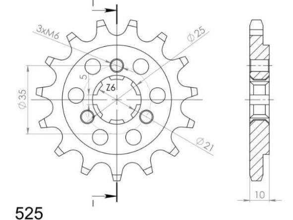 Kit transmisión Suzuki XF Freewind 650 97/03 Supersprox-DID reforzado dorado con retenes [3]