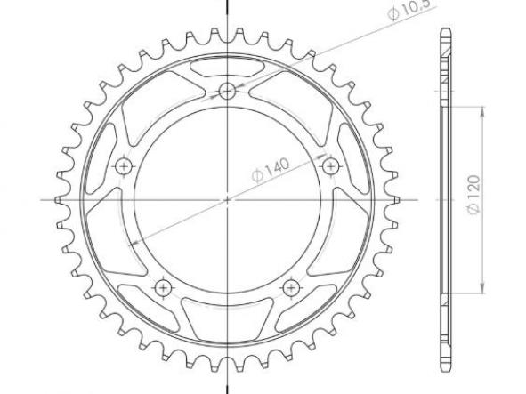 Kit transmisión Suzuki GSR 750 11/16 Supersprox-DID reforzado dorado con retenes [5]