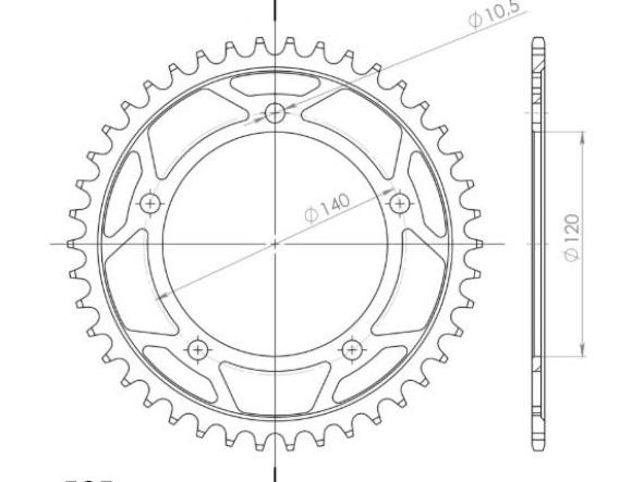 Kit transmisión Suzuki GSX R 750 00/03 Supersprox-DID reforzado dorado con retenes [5]