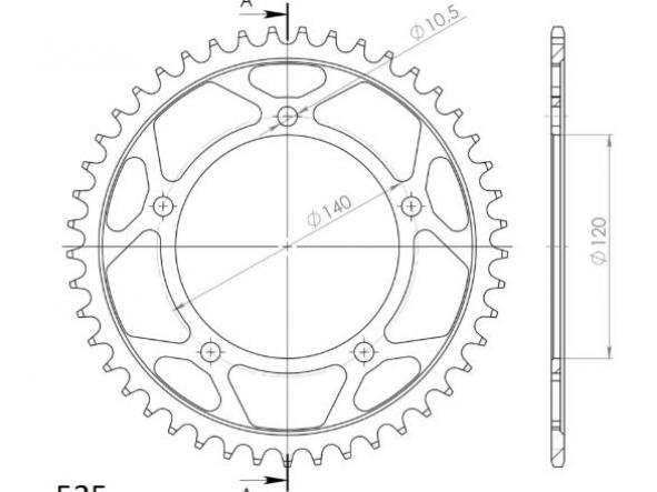 Kit transmisión Suzuki GSX R 750 06/10 Supersprox-DID reforzado dorado con retenes [5]