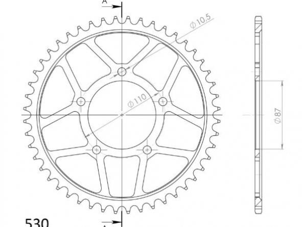 Kit transmisión Suzuki VZ Marauder 800 97/03 Supersprox-DID reforzado dorado con retenes [5]