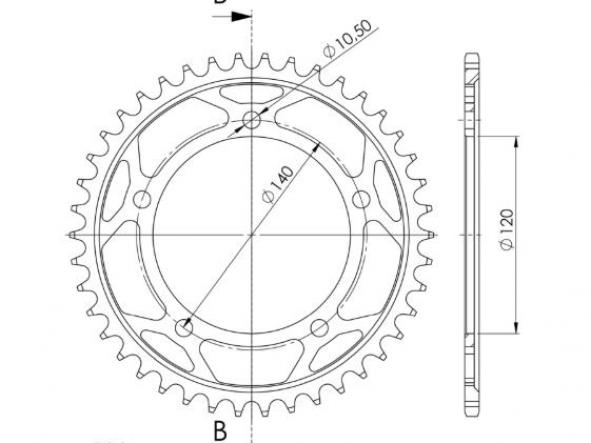 Kit transmisión Suzuki GSX R 1000 01/06 Supersprox-DID reforzado dorado con retenes [5]