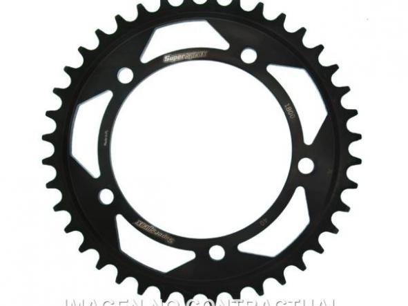 Kit transmisión Suzuki SV 1000 03/07 Supersprox-DID reforzado dorado con retenes [4]