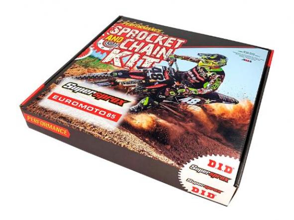 Kit transmisión Honda XR L 125 03/07 Supersprox-DID reforzado negro con retenes