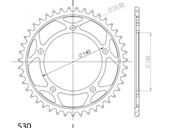 Kit transmisión Suzuki GSX FA ABS 1250 10/16 Supersprox-DID reforzado dorado con retenes [5]