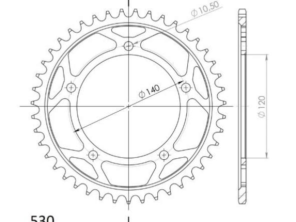 Kit transmisión Suzuki GSX B King 1300 08/12 - GSX R Hayabusa 1340 21/24 Supersprox-DID reforzado dorado con retenes [5]