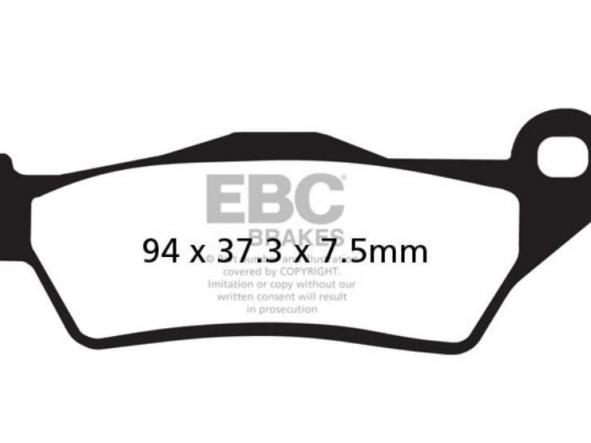 Pastillas de freno FA181HH EBC sinterizadas  [1]