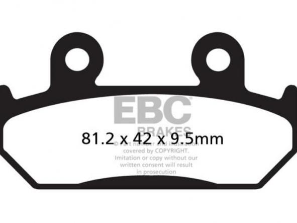 Pastillas de freno FA203HH EBC sinterizadas  [1]