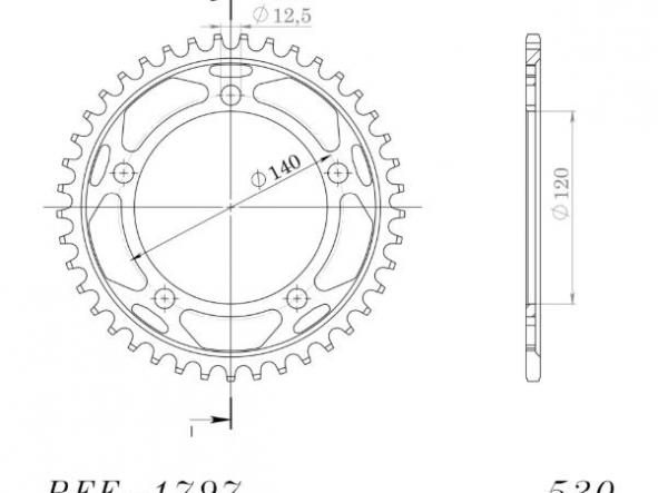 Kit transmisión Suzuki Suzuki GSX 1400 02/07 Supersprox-DID reforzado dorado con retenes [5]