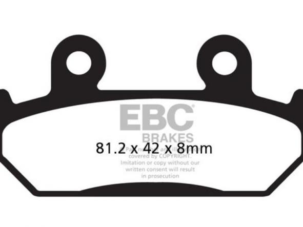 Pastillas de freno FA121HH EBC sinterizadas  [1]