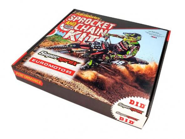 Kit transmisión KTM EXC 125 98/16 Supersprox-DID reforzado negro con retenes