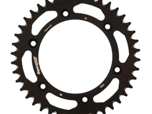 Kit transmisión KTM EXE 125 00/01 Supersprox-DID reforzado negro con retenes [3]