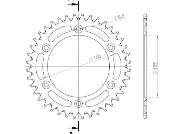 Kit transmisión KTM EXE 125 00/01 Supersprox-DID reforzado negro con retenes [4]