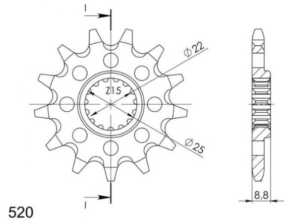 Kit transmisión KTM SXF 350 11/24 - Husqvarna FE 250 - FC 350/450 14/15 - Husaberg FE 570 09/12 Supersprox-DID reforzado negro con retenes  [3]