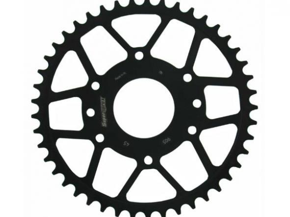 Kit transmisión KTM Duke 390 13/23 - Adventure 390 20/23 - RC 4T 390 14/23 Supersprox-DID reforzado negro con retenes [2]