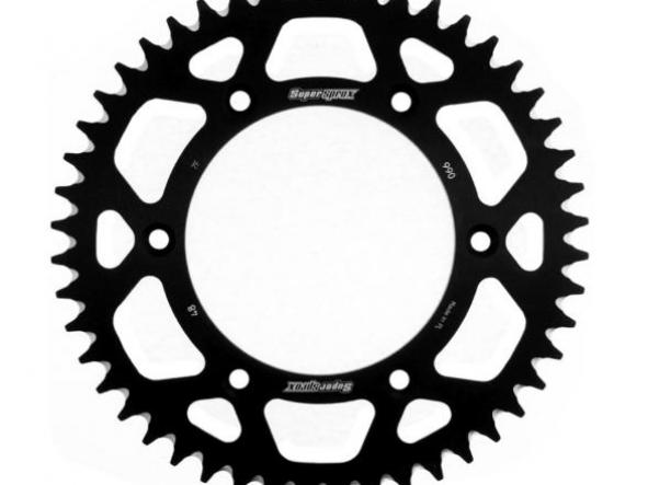 Kit transmisión KTM SX 2T 250 03/16 - SXF 4T 250 05/16 - SXF 4T 450 16/24 Supersprox-DID reforzado negro con retenes [4]