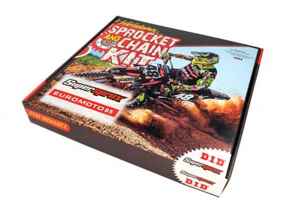 Kit transmisión KTM Duke 790 18/20 - Duke 890 / L 21/22 - Duke 890 R 20/20 Supersprox-DID super reforzado dorado con retenes