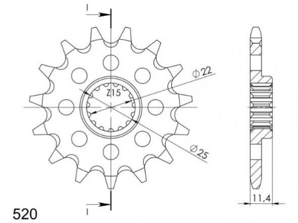 Kit transmisión KTM Duke 790 18/20 - Duke 890 / L 21/22 - Duke 890 R 20/20 Supersprox-DID super reforzado dorado con retenes [3]