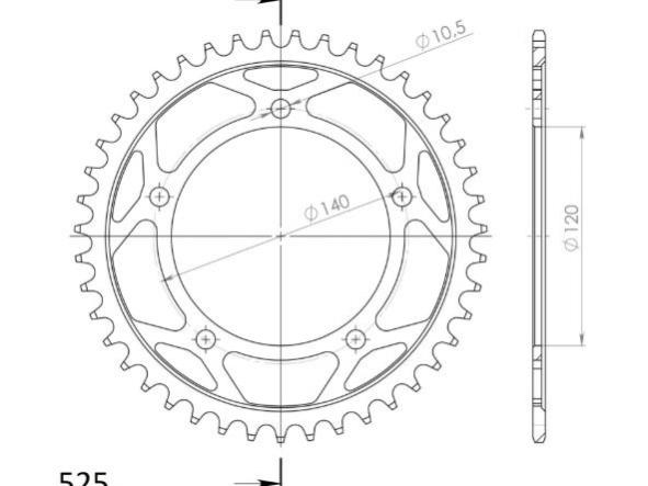 Kit transmisión Triumph Bonneville / T100 790 01/06 Supersprox-DID reforzado dorado con retenes [5]