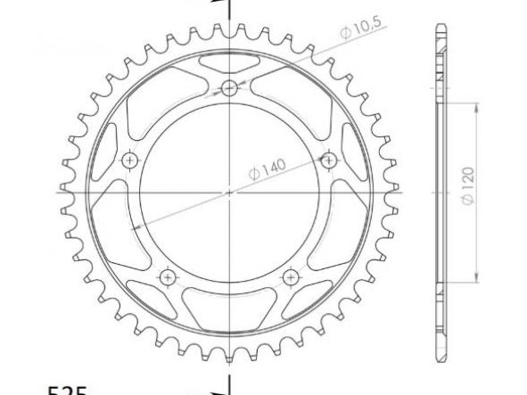 Kit transmisión Triumph Bonneville 865 07/14 - Bonneville SE 865 09/15 - Bonneville T100 865 05/15 - Thruxton 900 04/13 Supersprox-DID reforzado dorado con retenes [5]