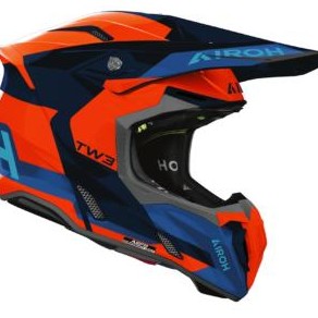 Casco Airoh Twist 3 Fancy Orange/Blue gloss [1]