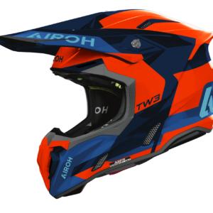 Casco Airoh Twist 3 Fancy Orange/Blue gloss