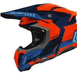 Casco Airoh Twist 3 Fancy Orange/Blue gloss