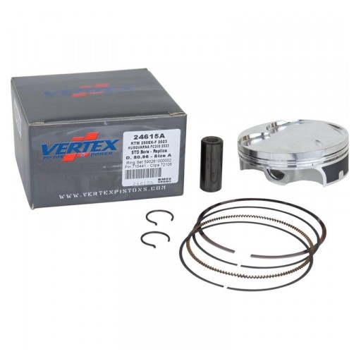 KIT PISTÓN VERTEX (A) KTM SX 250F (23/24) - GAS GAS EC-MC 250F (24) - HUSQVARNA FC 250 (23/24) - FE 250F (24) [1]