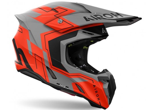 AIROH Twist 3 Dizzy orange fluo Matt
