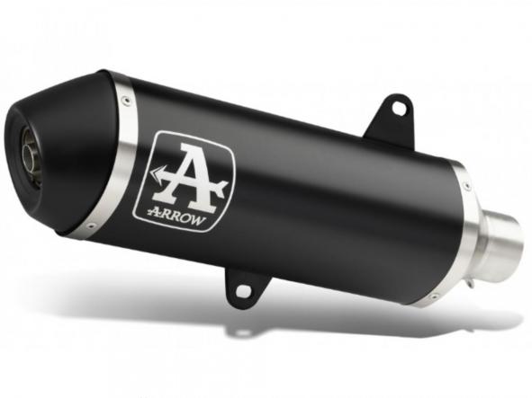 Silencioso Arrow Yamaha X-Max 400 17/20 Urban homologado en aluminio negro